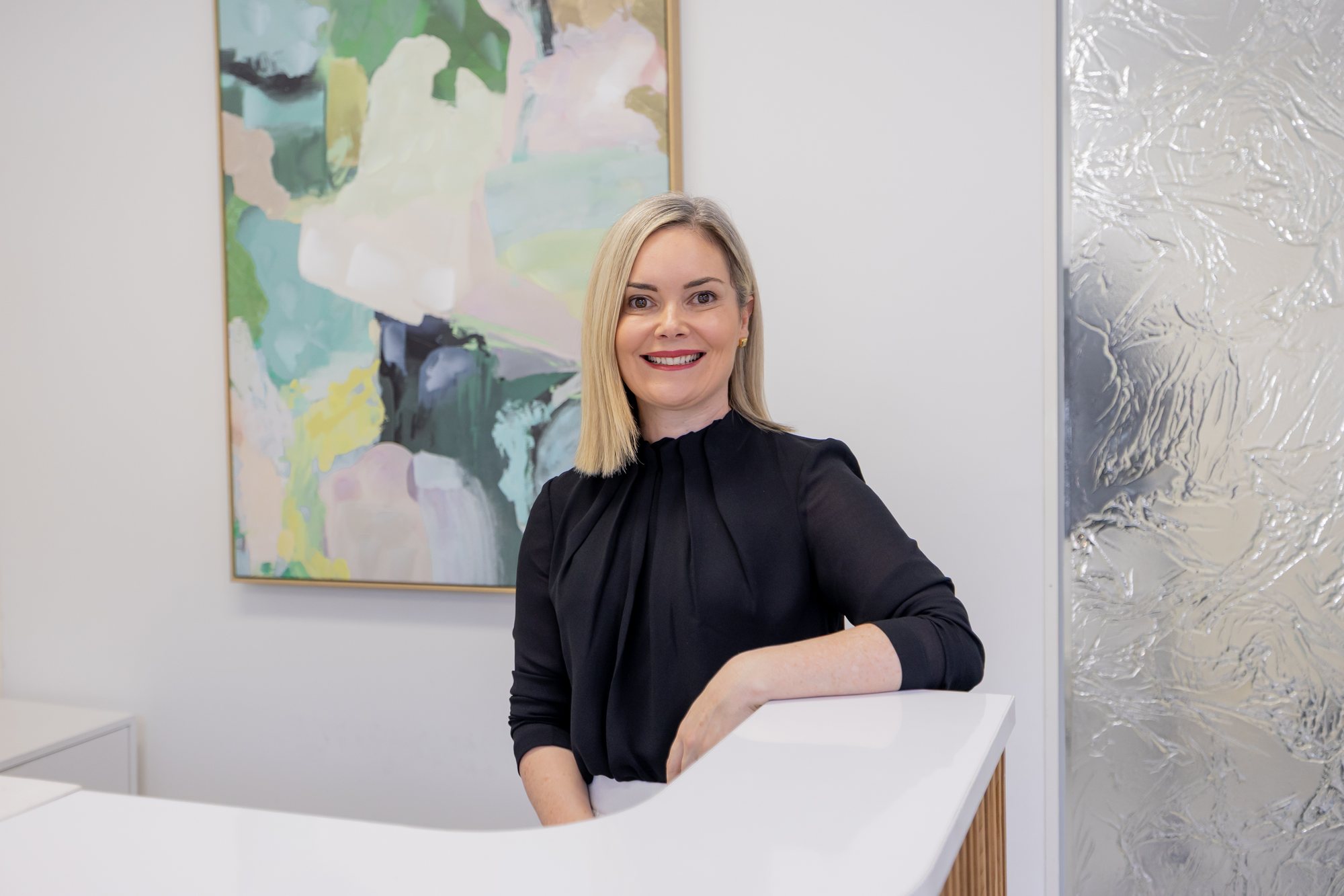 Reception desk at Elsternwick Acupuncture